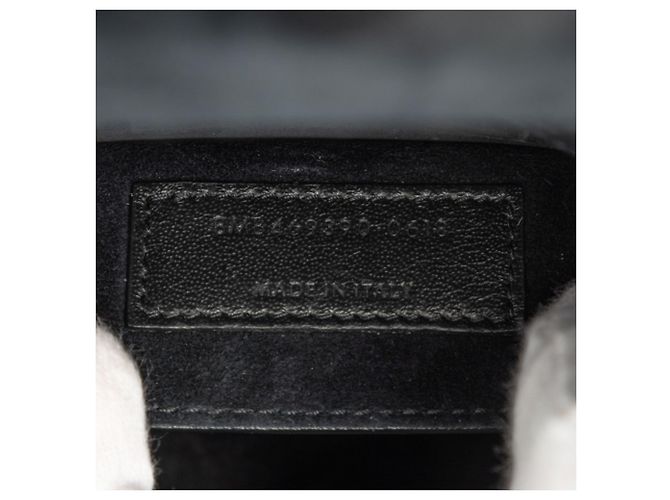 Autre Marque Borsa a tracolla con catena Saint Laurent Kate Porpora - vista 6