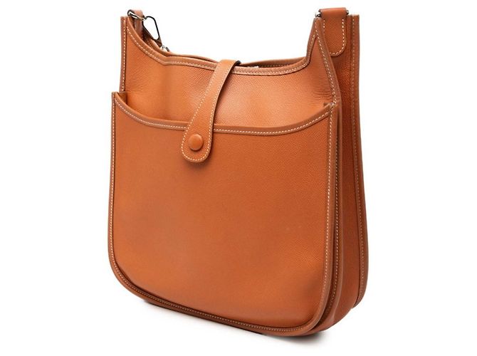 Hermès Bolsa de ombro Hermes Evelyne 2 PM Marrom - vista 2