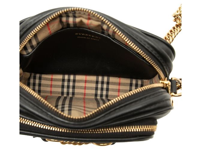 Burberry Nova Check Shadow Horse Chain Schultertasche Schwarz - Ansicht 4