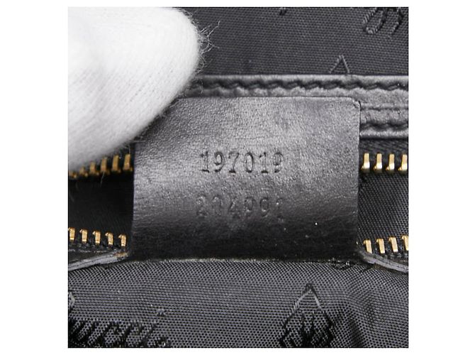 Borsa a mano Gucci Hysteria in pelle nera Nero - vista 11