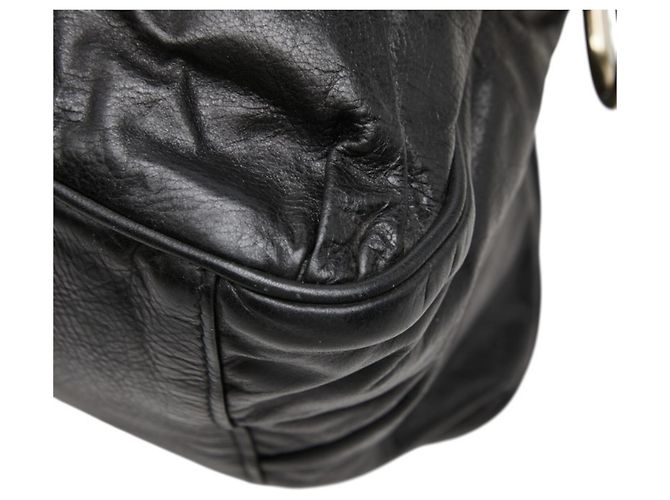Borsa a mano Gucci Hysteria in pelle nera Nero - vista 6