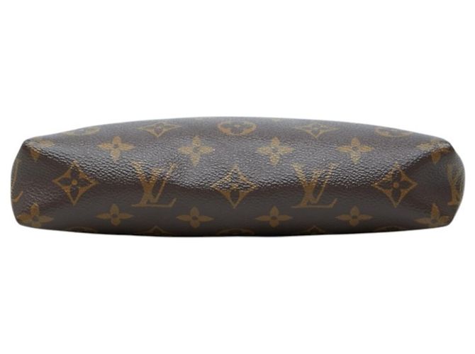 Borsa a spalla clutch Louis Vuitton Monogram Pallas Marrone Blu navy - vista 3