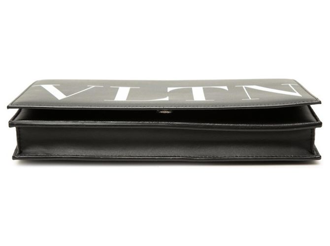 Clutch Valentino in pelle nera Nero - vista 3