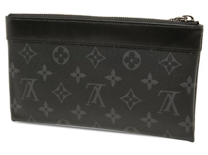 Louis Vuitton Monogram Eclipse Pochette Discovery PM Noir - vue 2