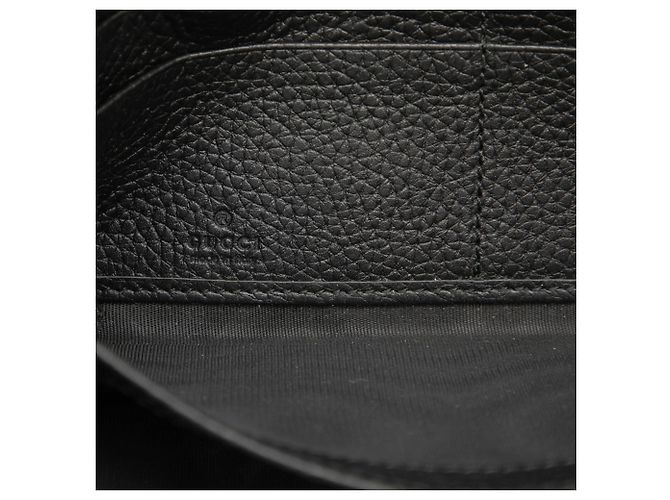 Cartera larga Gucci de piel negra Negro - vista 5