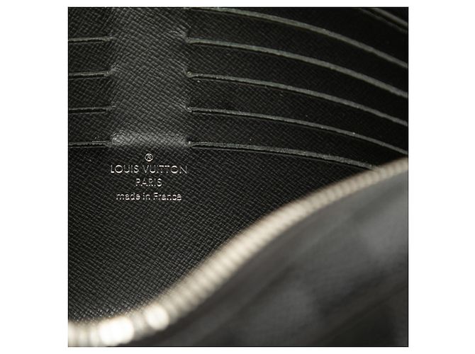 Louis Vuitton Damier Graphite Pochette Kasai Clutch Bag Nero - vista 5