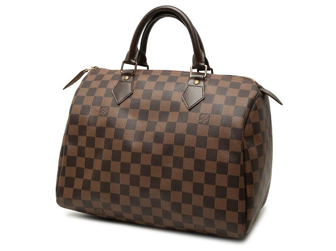 Borsa Louis Vuitton Damier Speedy 30 Marrone - vista 2