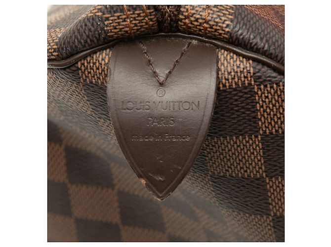 Borsa Louis Vuitton Damier Speedy 30 Marrone - vista 5