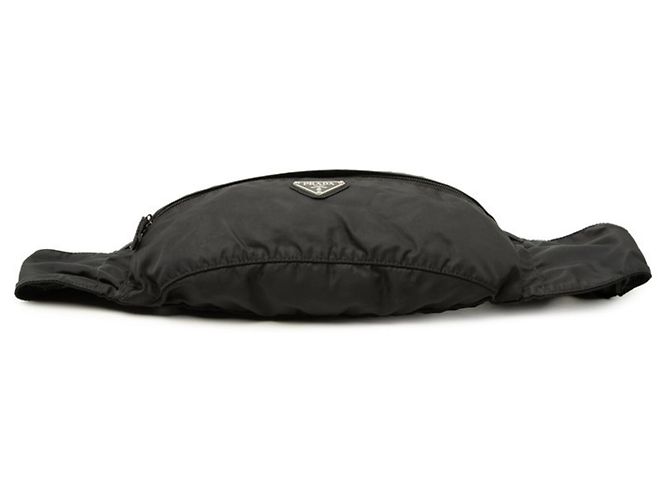 Bolsa de cintura/corpo Prada Tessuto com placa de logo triângulo Preto - vista 3