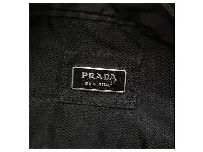 Bolsa de cintura/corpo Prada Tessuto com placa de logo triângulo Preto - vista 5