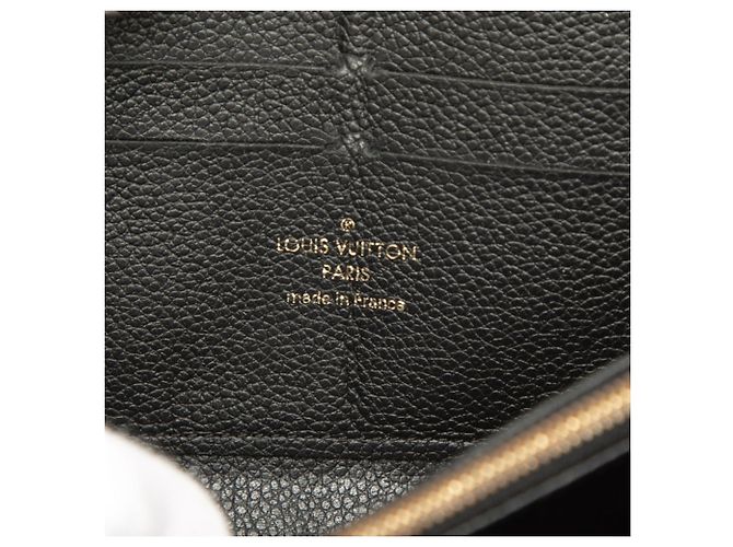 Louis Vuitton Monogram Empreinte Zippy Wallet Black - view 5