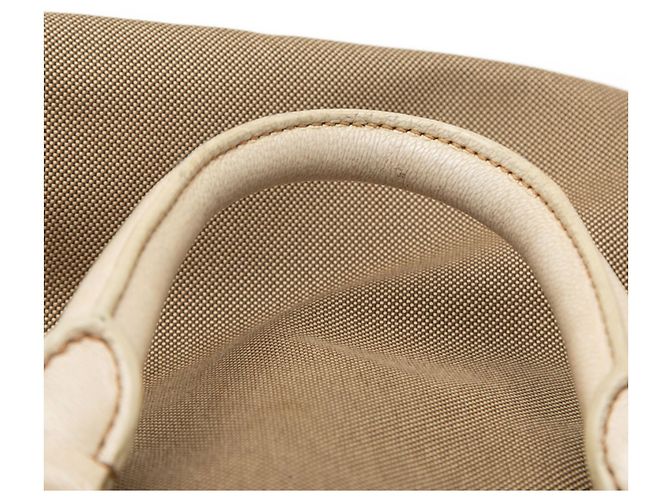Prada Logo Jacquard Tote Bag Brown White - view 4
