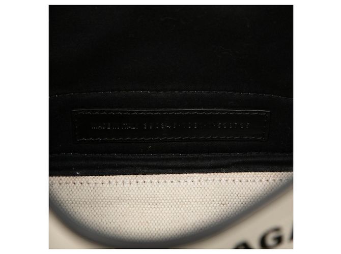 Borsa Balenciaga Cabas XS Navy Nero Bianco - vista 6