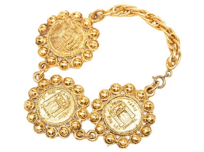 Pulseira de corrente Chanel 31 RUE CAMBON Cambon Dourado - vista 2