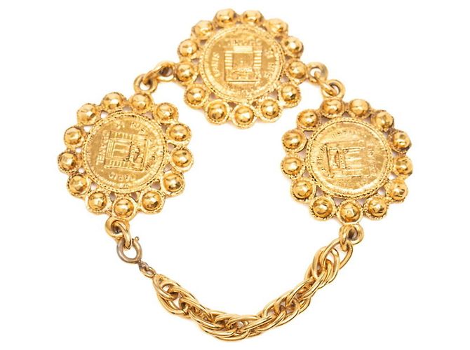 Pulseira de corrente Chanel 31 RUE CAMBON Cambon Dourado - vista 4