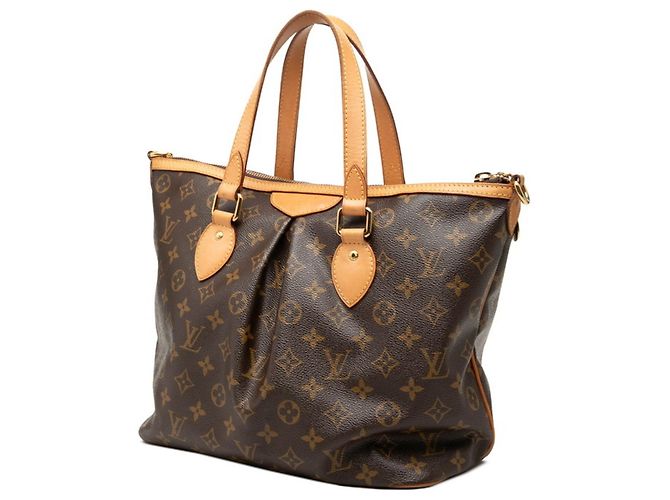 Bolsa de Ombro Louis Vuitton Monogram Palermo PM Marrom - vista 2