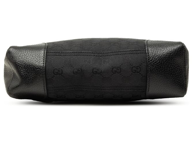 Borsa a tracolla Gucci in canvas GG nero - vista 3