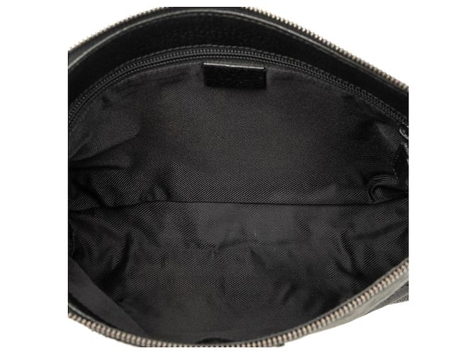 Borsa a tracolla Gucci in canvas GG nero - vista 4