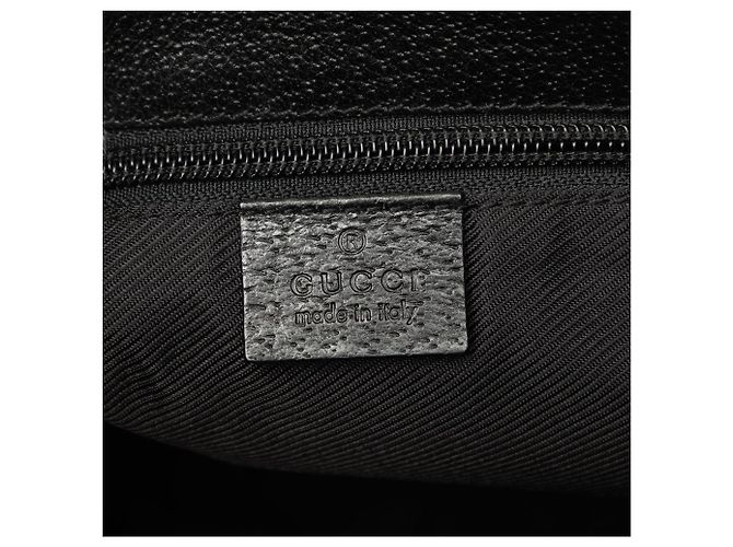 Borsa a tracolla Gucci in canvas GG nero - vista 5