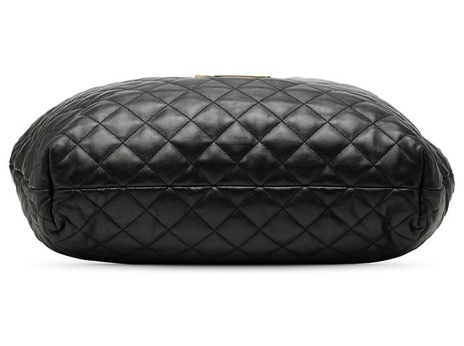 Autre Marque Saint Laurent Icare Shopping Tote Maxi aus gestepptem Lammleder in Schwarz - Ansicht 3