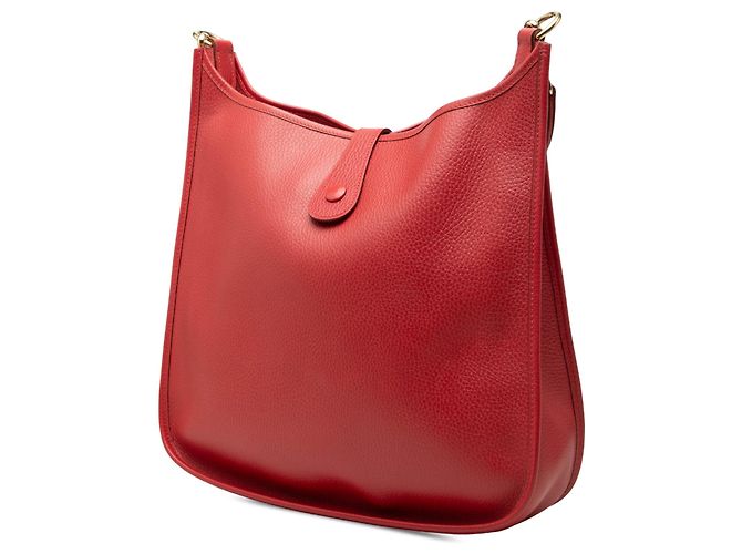 Hermès Red Clemence Evelyne I GM Roja - vista 2