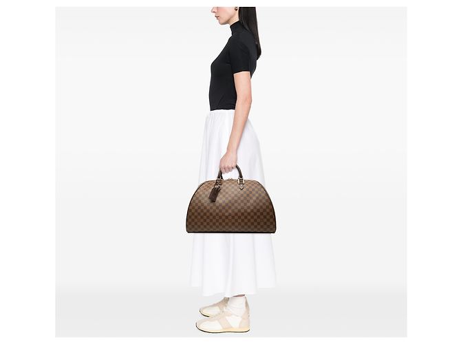 Louis Vuitton Brown Damier Ebene Ribera GM Braun - Ansicht 6