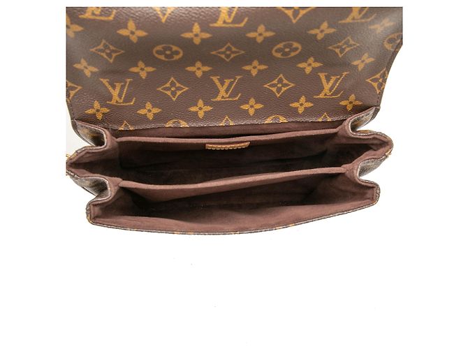 Louis Vuitton Brown Monogram Pochette Metis Braun - Ansicht 4