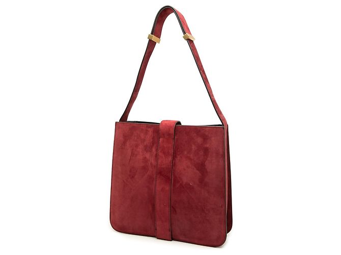 Borsa a tracolla Marie Bottega Veneta in camoscio rosso - vista 2