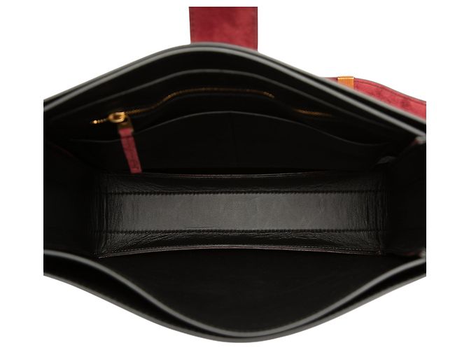 Borsa a tracolla Marie Bottega Veneta in camoscio rosso - vista 4