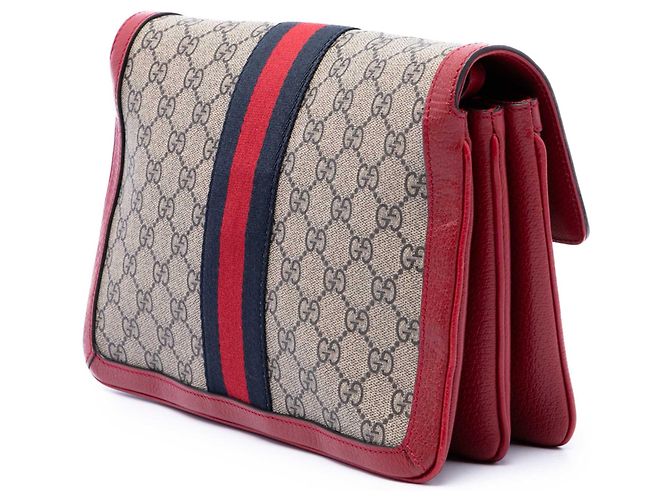 Gucci Beige GG Supreme Queen Margaret Crossbody - vista 2