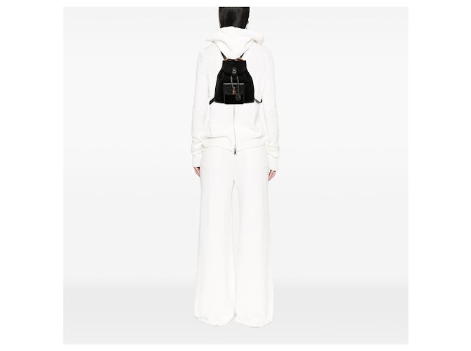 Gucci Black Suede Bamboo Drawstring Backpack - view 7