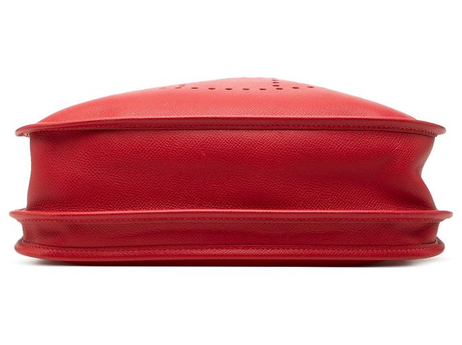 Hermès Red Epsom Evelyne III PM Vermelho - vista 3