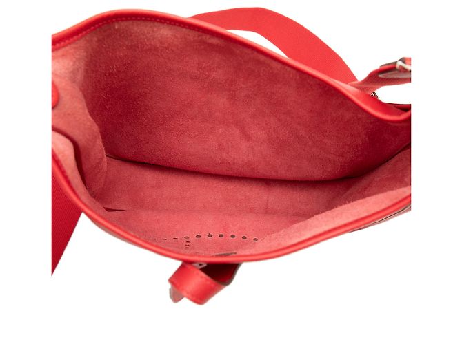Hermès Red Epsom Evelyne III PM Vermelho - vista 4