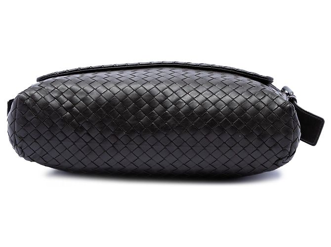 Borsa a tracolla Bottega Veneta in Nappa Intrecciato marrone Marrone scuro - vista 3