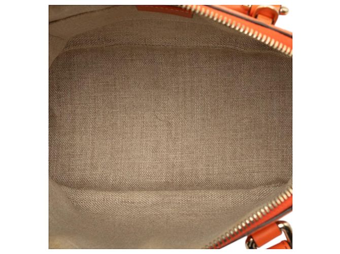 Borsa Gucci Orange Mini Microguccissima Dome Satchel Arancione - vista 4