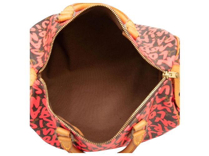 Louis Vuitton Brown Stephen Sprouse Monogram Graffiti Speedy 30 Marron - vue 4