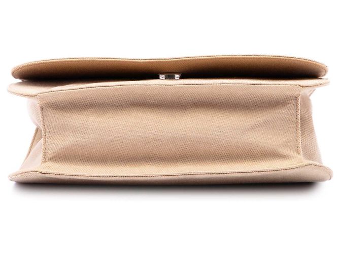 Prada Schultertasche aus beigem Canvas mit Resinkette - Ansicht 3