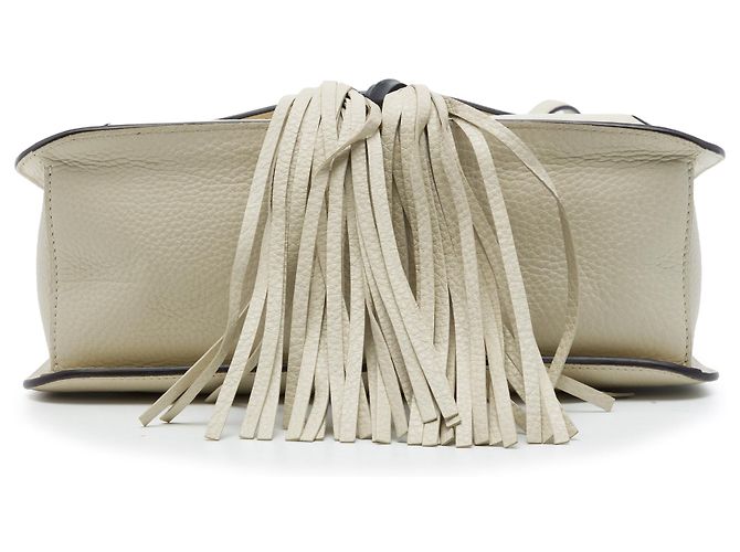 Bamboo Bolsa Tiracolo Gucci Daily em couro marrom tamanho Medium com bambu Bege - vista 3