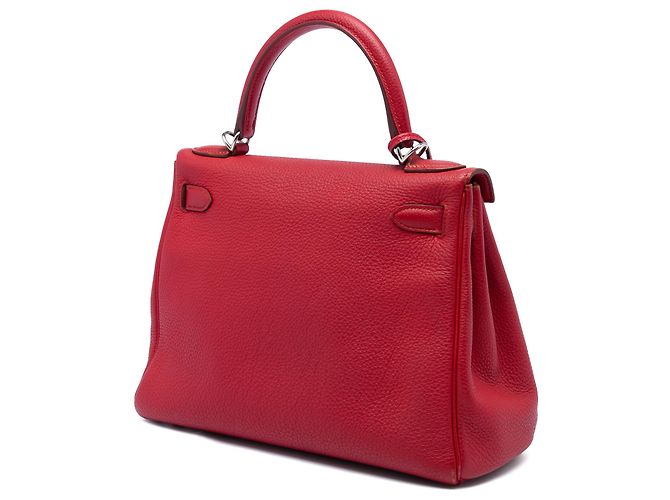 Hermès Red Togo Kelly II Retourne 28 Rosso - vista 2