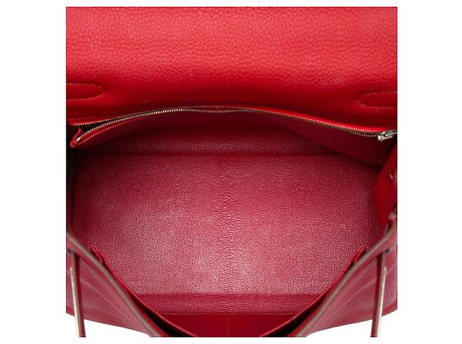 Hermès Red Togo Kelly II Retourne 28 Rosso - vista 4