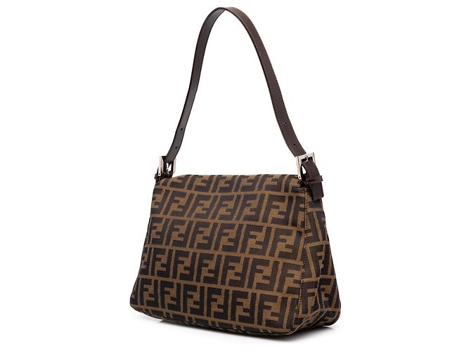 Fendi Brown Zucca Canvas Mamma Forever Marrone - vista 2