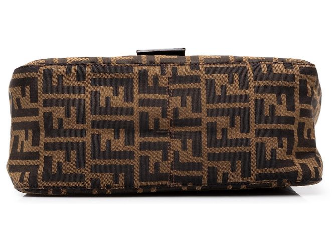 Fendi Brown Zucca Canvas Mamma Forever Marrone - vista 3
