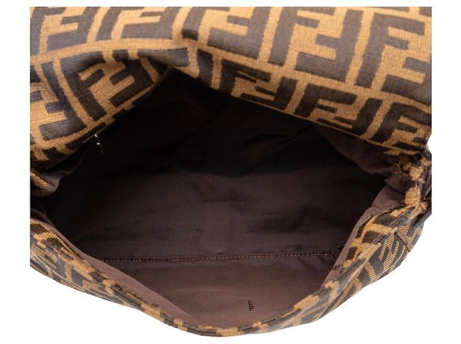 Fendi Brown Zucca Canvas Mamma Forever Marrone - vista 4