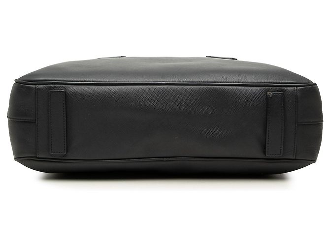 Borsa Business Prada in Saffiano Nero - vista 3
