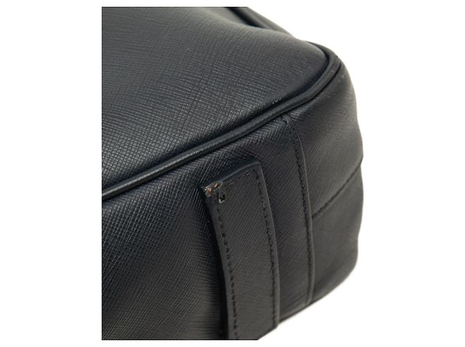 Borsa Business Prada in Saffiano Nero - vista 6