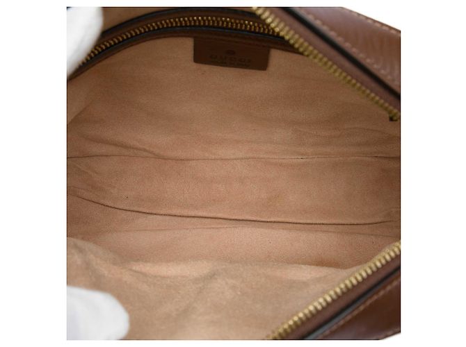 Gucci Beige Small GG Supreme Horsebit 1955 Crossbody - vista 4