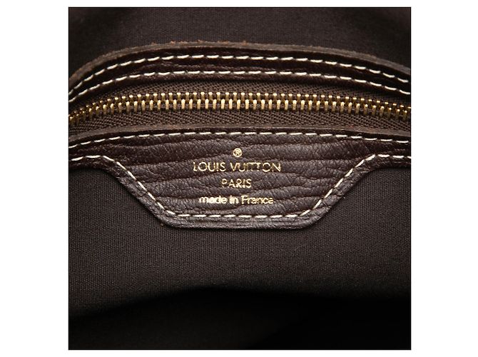 Louis Vuitton Brown Monogram Mini Lin Bucket PM Marrom Castanho escuro - vista 5