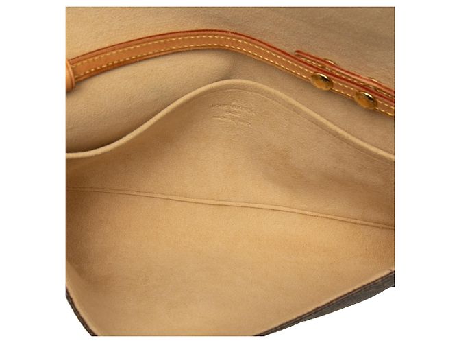 Louis Vuitton Brown Monogram Pochette Twin GM Marrom - vista 4
