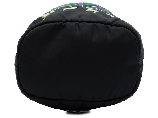 Bolso de cordón Prada Black Universal Studios Tessuto Frankenstein Heart Negro - vista 3