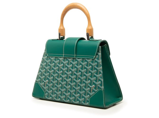 Goyard Green Goyardine Saigon Structured PM Verde - vista 2